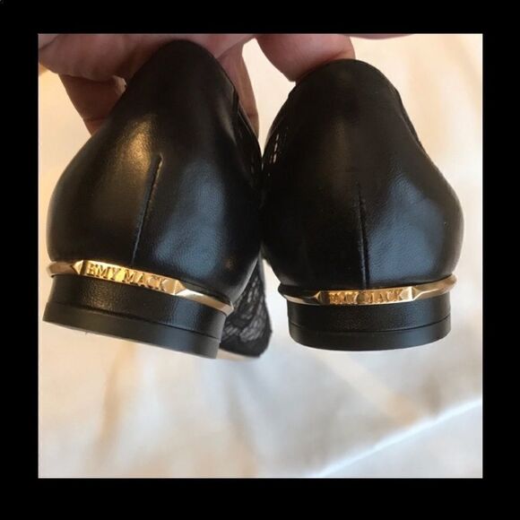 EMY MACK BLACK LACE FLATS. NEW - Picture 5 of 7